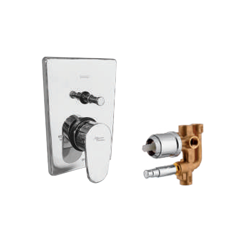 3 Inlet Square Diverter Upper Trim
