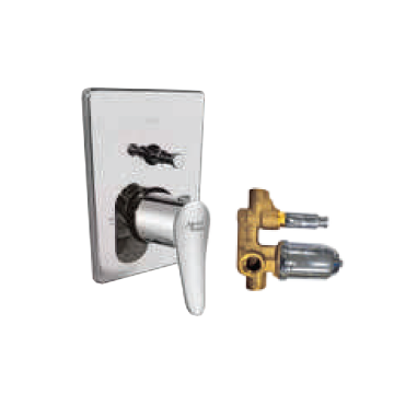 Ultra High Flow Concealed  Diverter Upper Trim